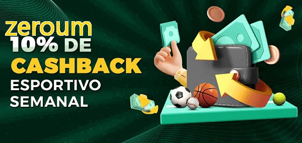 10% de bônus de cashback na zeroum